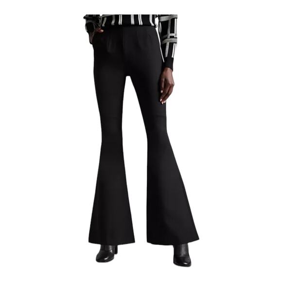 Ted Baker pants Bevis High Waist Kick Flare black size 4 (US 10) - Picture 1 of 7